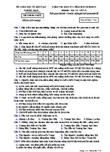 Đề kiểm tra học kì I môn Địa lý Lớp 12 - Mã đề 714 - Năm học 2018-2019 - Sở giáo dục và đào tạo Quảng Nam